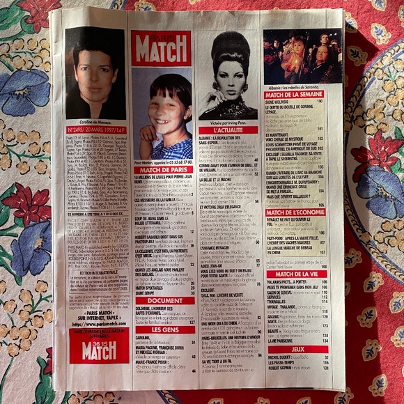 Paris Match Magazine I 1997 I Princess Caroline I H.R.H. of Hanover - Picture 4 of 16